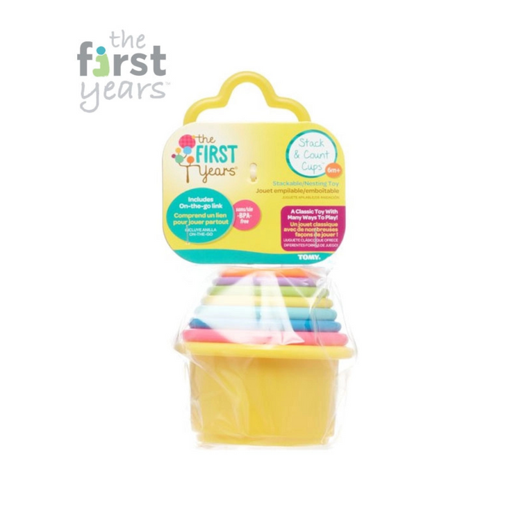 The First Years 2341 Stack Count Cup 8pcs (Random colors)