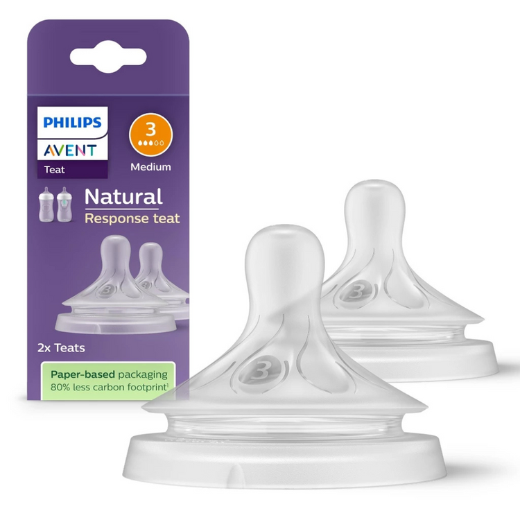 Philips Avent Natural Response Nipple Baby Teat Flow 2 to 6 (2pcs)
