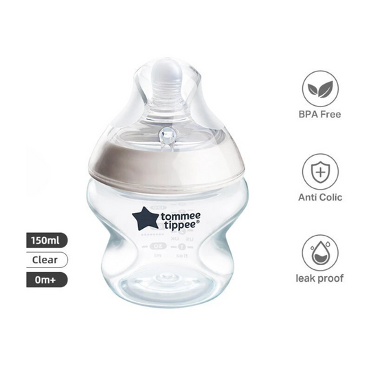 Tommee Tippee Natural Start PP Bottle (150ml) - With Slow Flow Teat