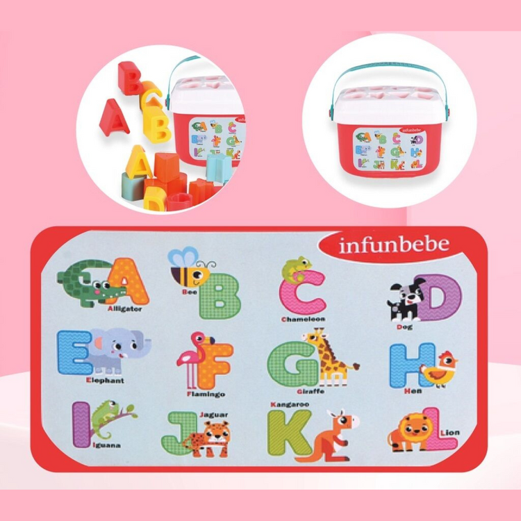 Infunbebe Shape Sorter Bucket (12m+)