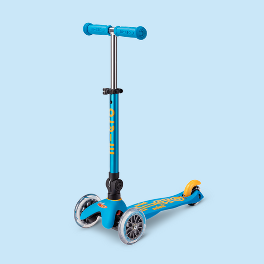 Micro Mini Deluxe Foldable Ocean Blue Scooter (2-5yrs)