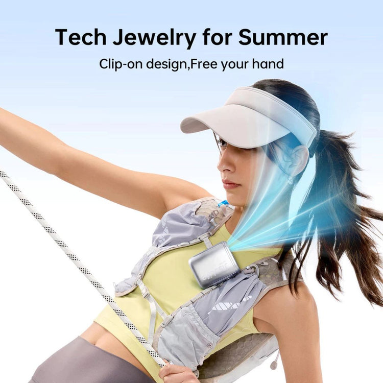 JisuLife Mini Neck Fan Life5 (4500mAh) | Battery 100 Gears Strong Wind Portable Mini Fan