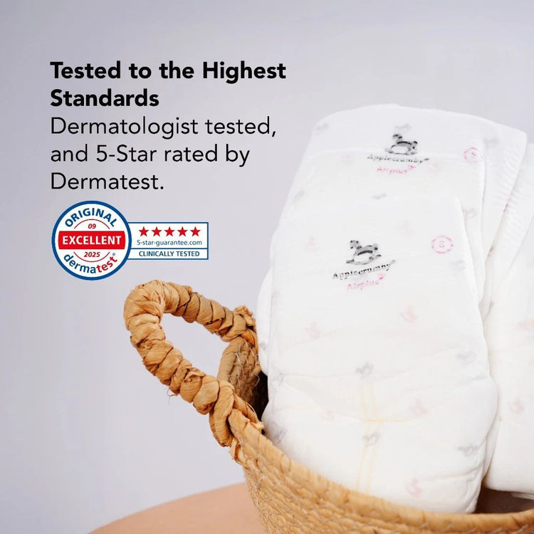 [NEW FORMULATION] Applecrumby AirPlus Overnight Pull Up Diapers - M50 / L46 / XL42 / XXL36