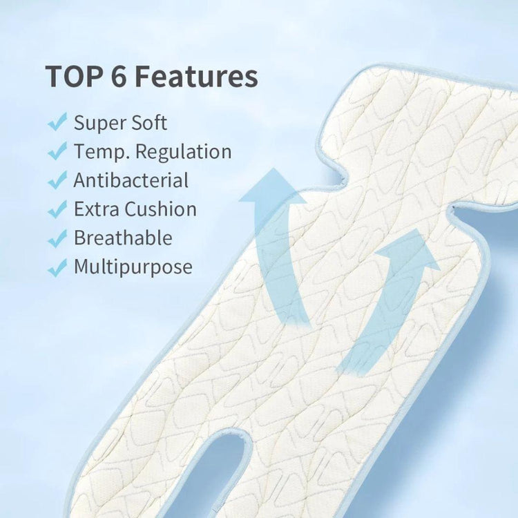 Mamaway HydroFoam Air Cushion Car Seat & Pram Liner | Soft & Breathable Stroller Pad | Pad Kereta Sorong Bayi