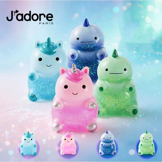 J'adore Cloud Unicorn & Dino Glitter Squishy Suitable for 3+ Years