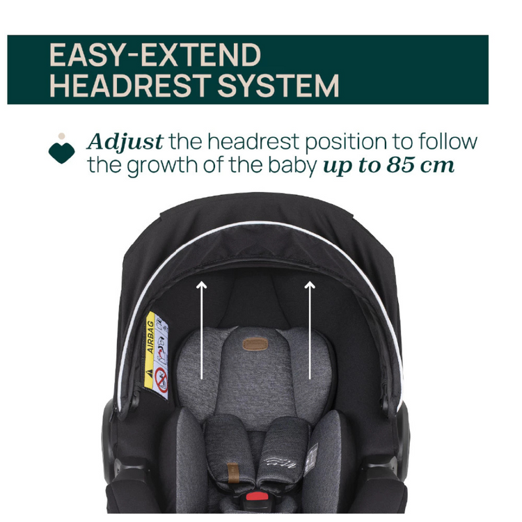 Chicco Kory Plus 2025 I-Size Car Seat - Black Satin