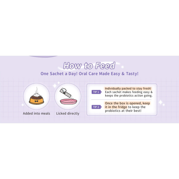 Maoup Pawdentist Pet Oral Probiotics (20 sachets)