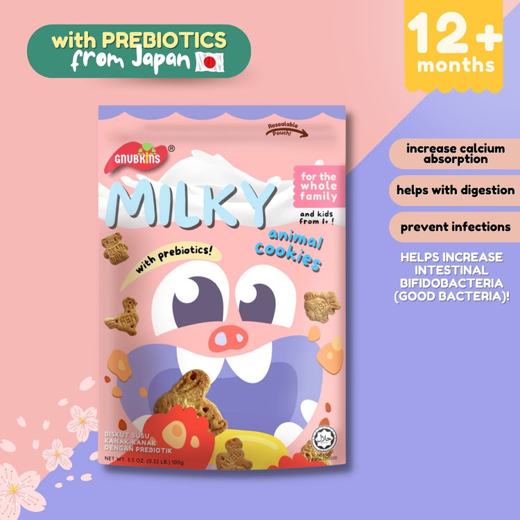 Little Baby Grains Prebiotic Kids Cookies 100g - 2 flavours (12 months till adult)