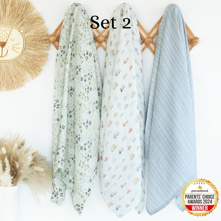 Joey & Mom Swaddle Bundle 3 in 1 Set