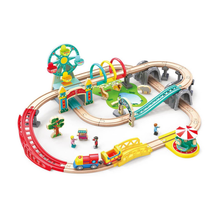 Hape 8571 Joyful Ride Railway Set Suitable For Age 3+ Years
