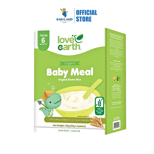 Love Earth Organic Baby Meal - Original 120g (6 Sachet)