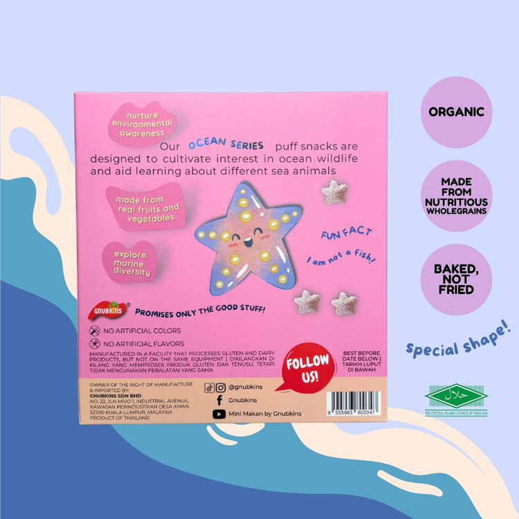 Little Baby Grains Organic Ocean Animal Shaped Puffs