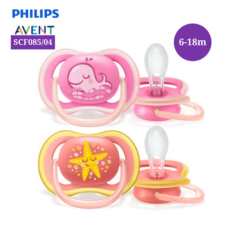 Philips Avent Ultra Air Soother Twin Pack (0-6m) (6-18m)