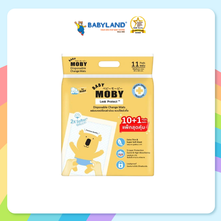 Moby Disposable Underpads 10 Pcs