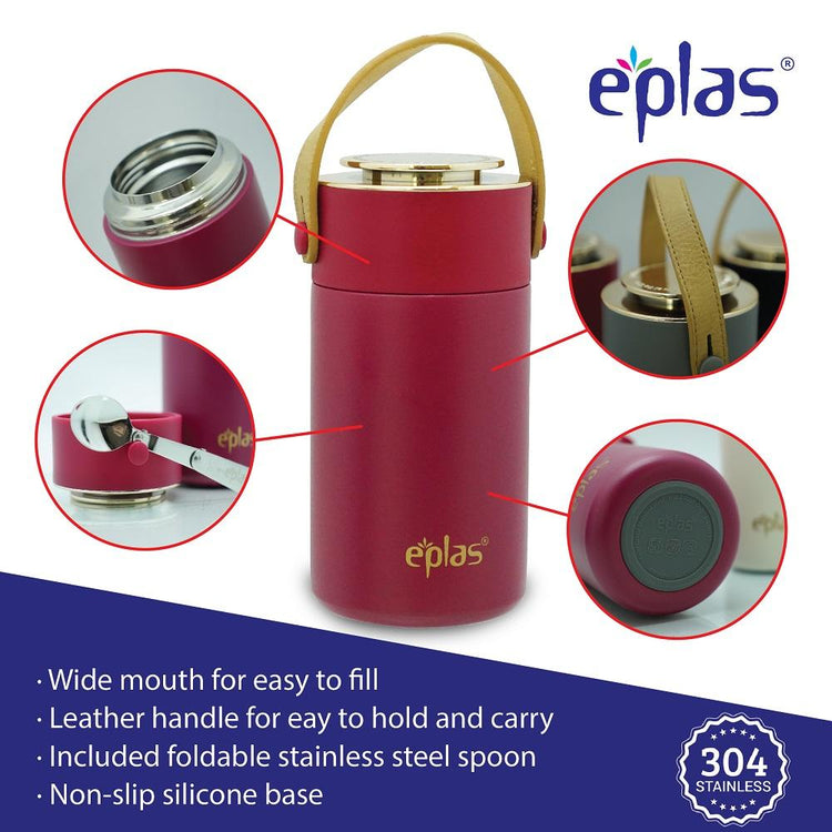 EE JIA Eplas Food Jar 900ml (EVJ-900) (Random Colour)