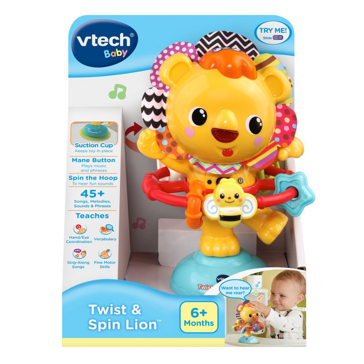 Vtech Twist & Spin Lion - 6 to 24 months