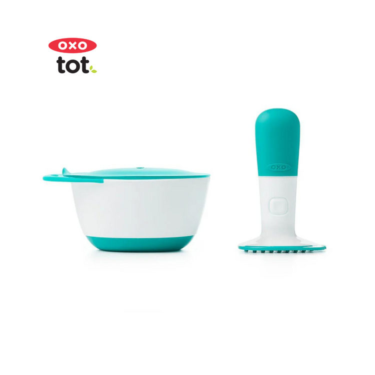 Oxo Tot Food Masher Teal (10oz/300ml)