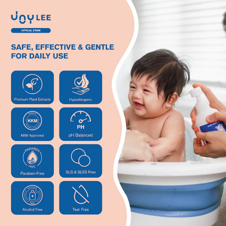 Joylee Baby Head & Body Wash (300ml) - Suitable For Babies & Adults