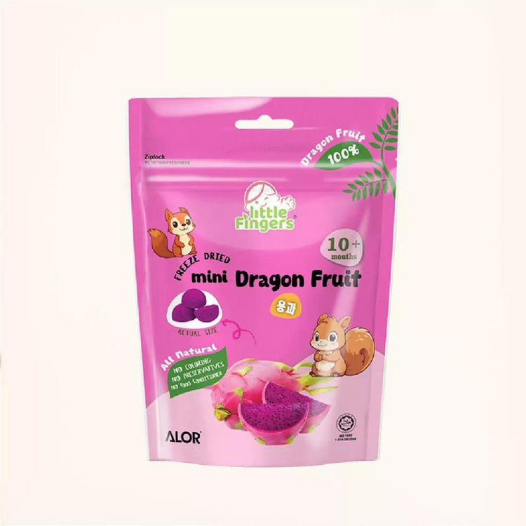 Little Fingers Freeze Dried Mini Dragon Fruits 15g (10 months+)