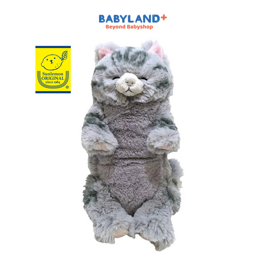 Sunlemon 1563 Sabashiro - Lying Cat Sleeping Face Stuffed Toy S