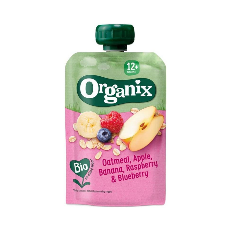 [Single Pack] Organix Fruit Baby Puree Pouches 100g