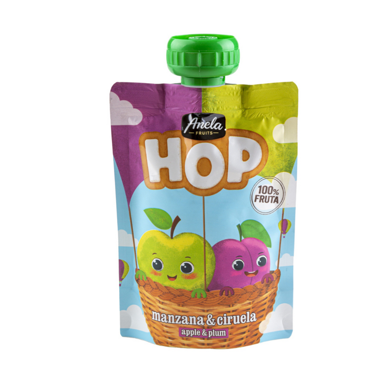 Anela Hop Fruit Puree 100g (6m+) [Halal] /Made in Spain