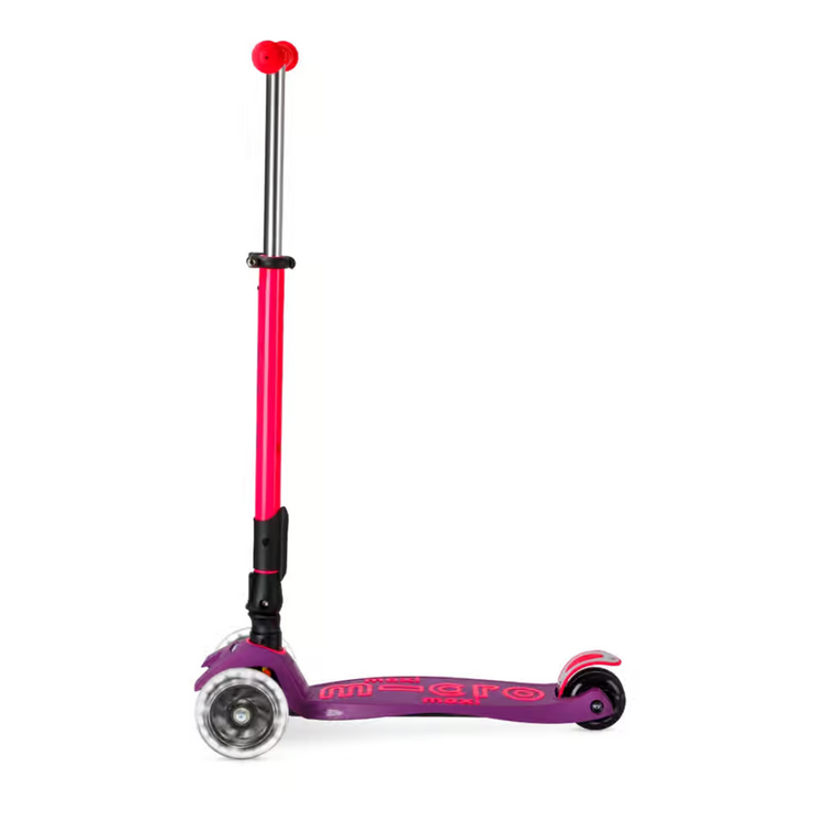 Micro 228 Maxi Deluxe Foldable Neon LED - Ultra Pink For Kids Age 5-12 Years