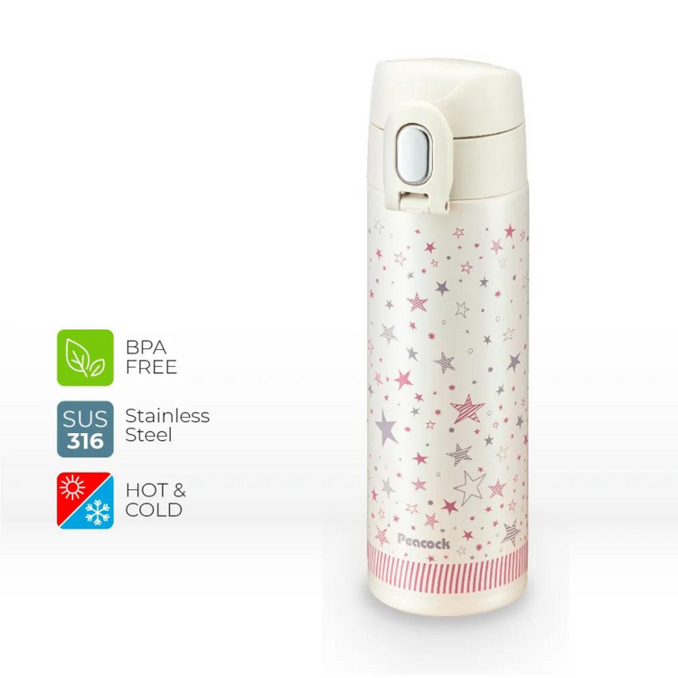 Peacock 300ml SUS316 Japan Design One Touch Bottle AKN-30