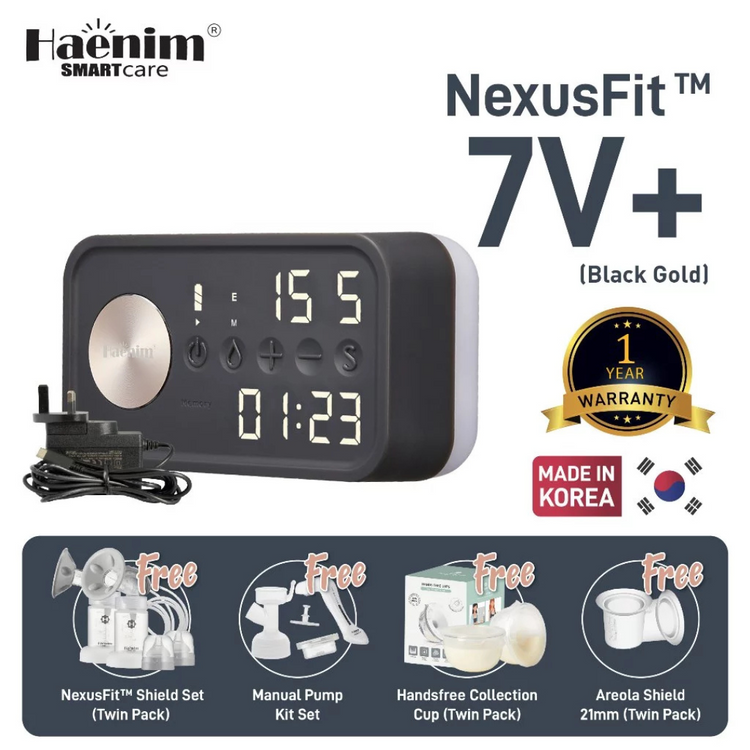 Haenim NexusFit™ 7V+ Portable Electric Breast Pump