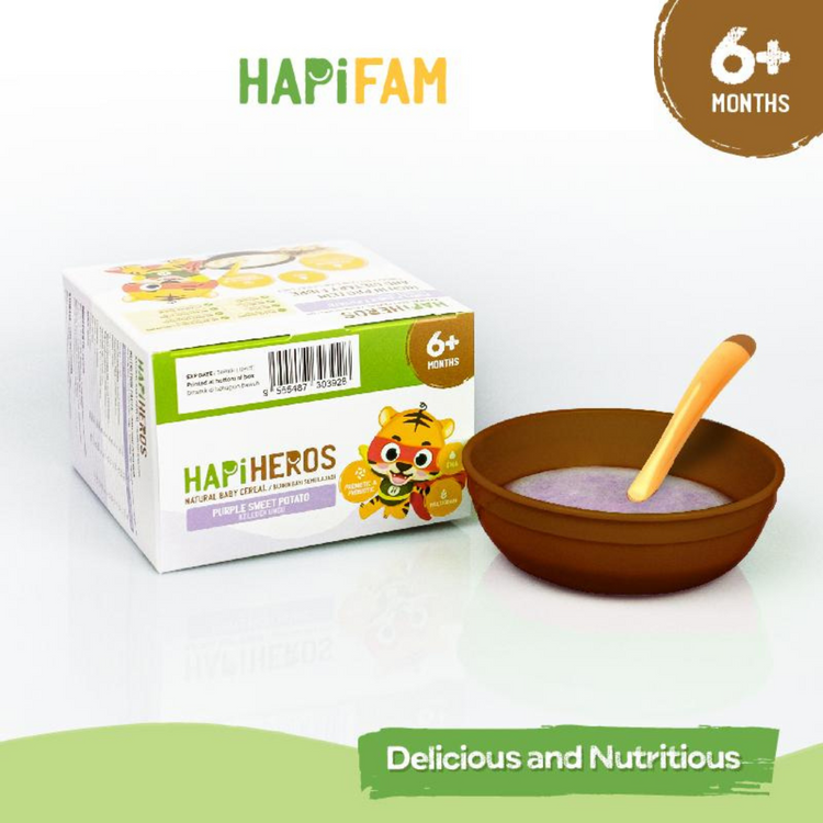 Hapi Heros Natural Baby Cereal 200g (6m+)