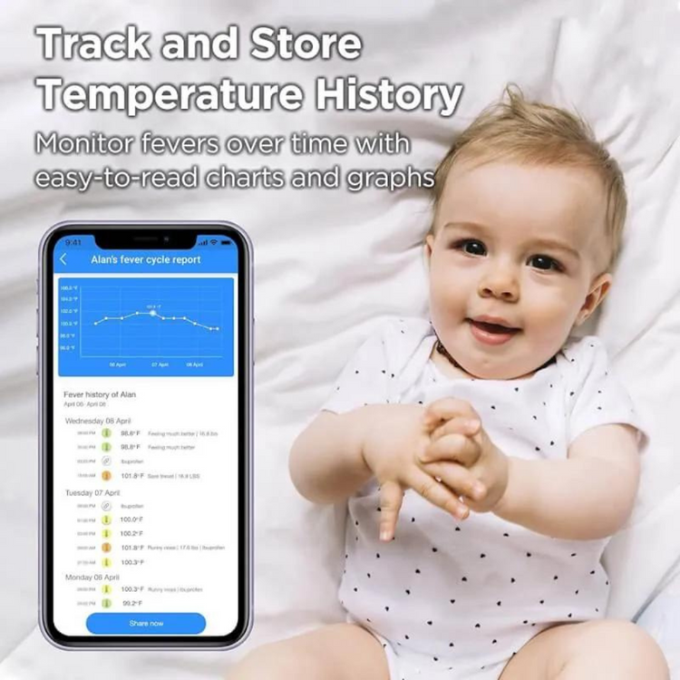 Motorola CARE+ 3-in-1 Smart Non-Contact Baby Thermometer