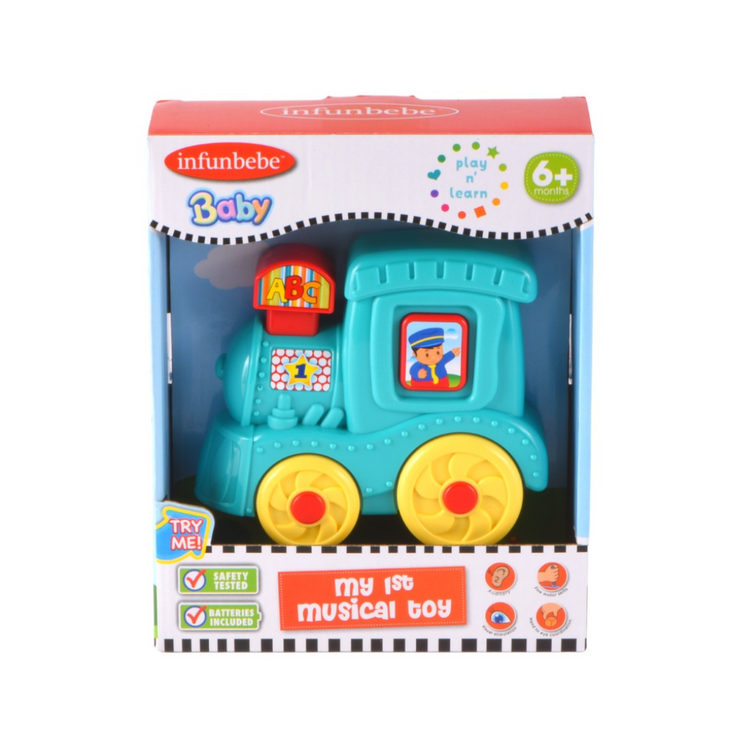 Infunbebe My 1st Musical Toy - Activity Train (6m+)