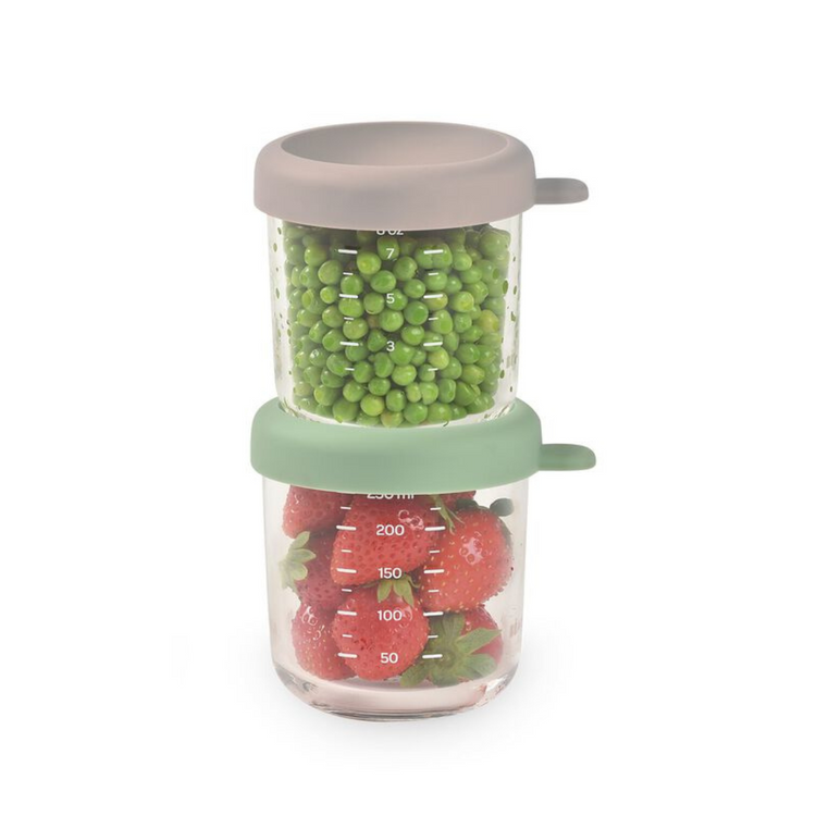 Beaba Glass Containers 250ml (2-pack)