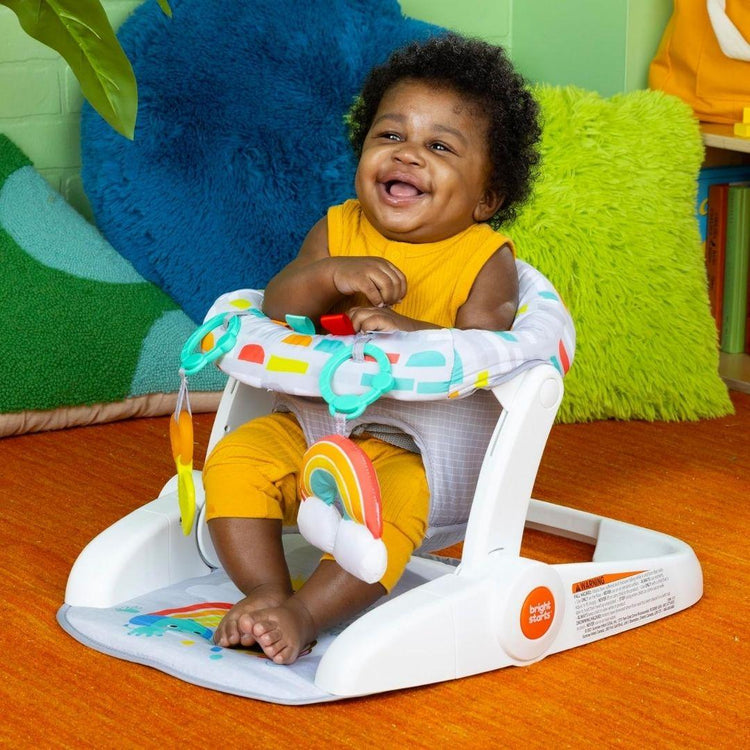 Bright Starts Learn-to-Sit 2-Position Floor Seat - Playful Paradise (4-12m)