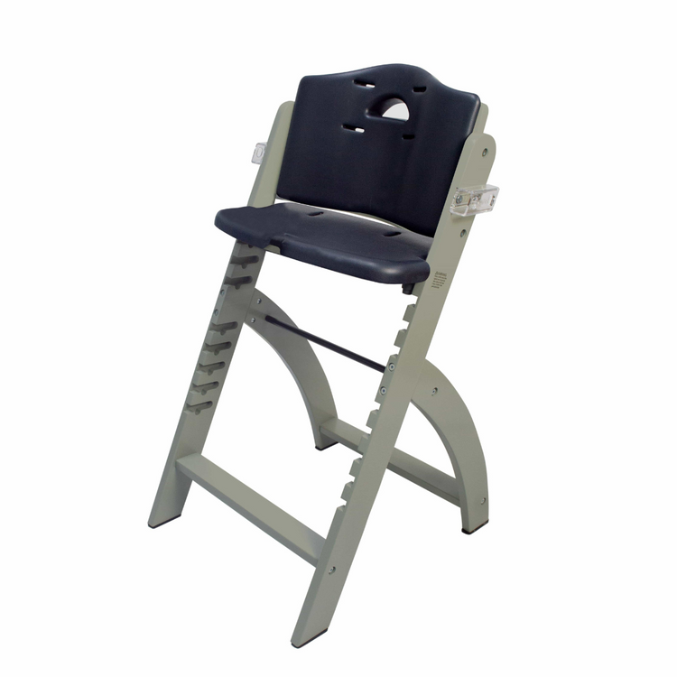 Abiie Beyond Junior Highchair - Misty Grey+Black (6m+)