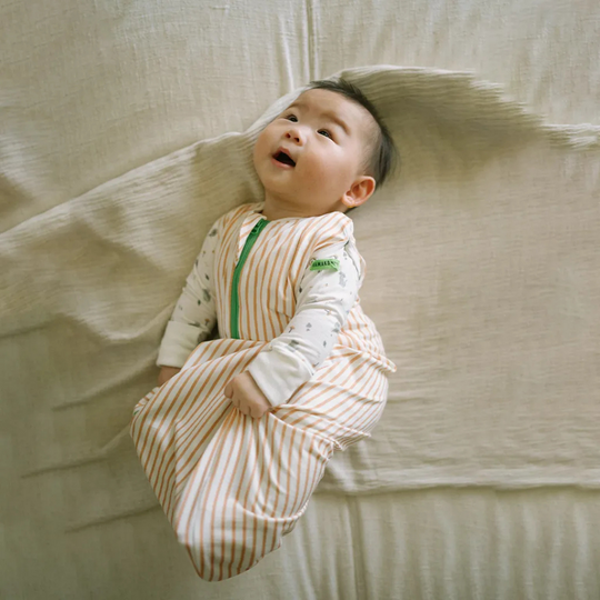 Hamako Tencel Micromodal Simple Swaddle - Striped Rose