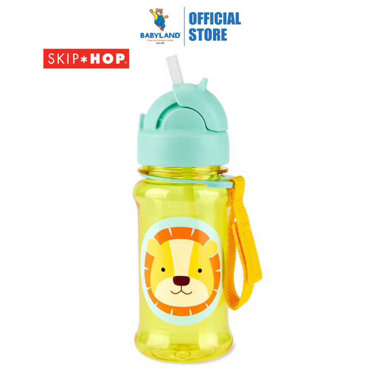Skip Hop Zoo Tritan Renew Straw Bottle - Lion