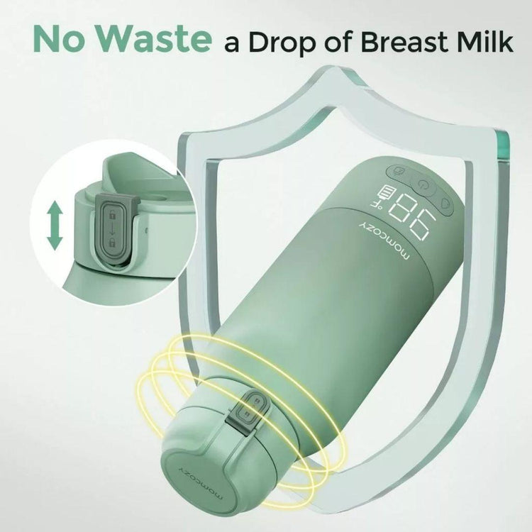 Momcozy Portable Milk & Water Warmer Dual Heating Modes for Travel