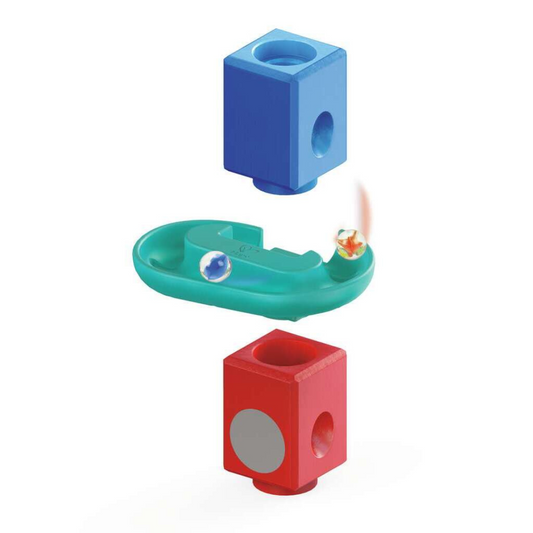 Hape 6020 Cliffhanger Marble Run STEM Toy for Kids age 4+ Quadrilla