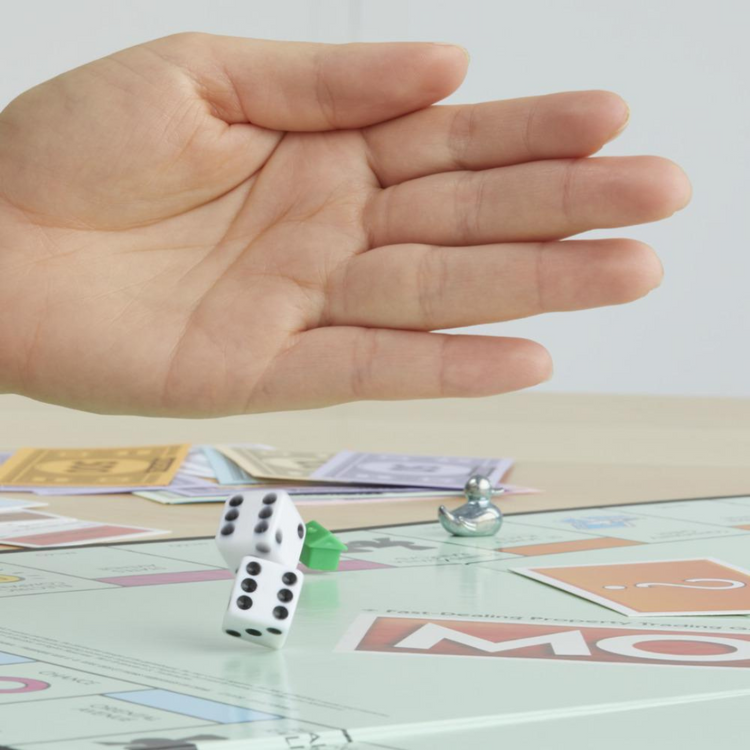 Monopoly Classic Board Game for Ages 8+, For 2-6 Players, Includes 8 Tokens (Tokens May Vary)