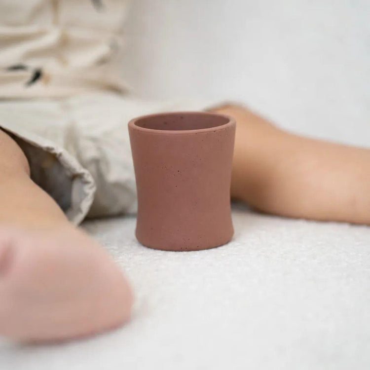 Mils and Key Speckled Weighted Cup - 8x6.3cm