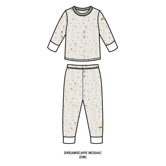 Hamako Tencel Kids Long Set Dreamscape Mosaic