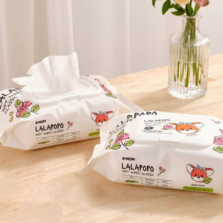 K-Mom Lalapopo Wet Wipes Classic 100'S