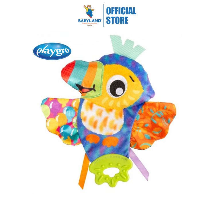 Playgro Crinkle Blankie Tamika Toucan (0m+)