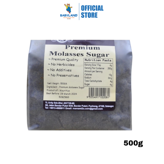 Mamami Premium Organic Molasses Sugar (500g)