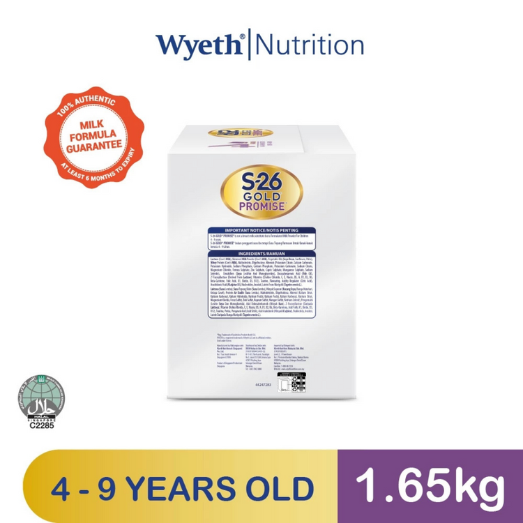 Wyeth S-26 Gold Promise Step 4 (1.65kg) 4yrs+
