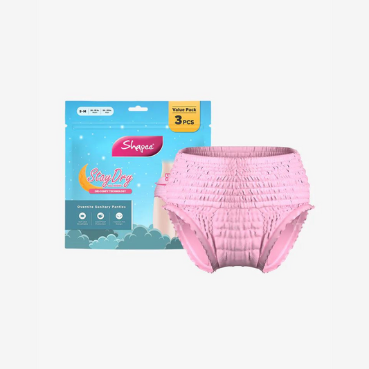 Shapee Overnite Sanitary Panties 3pcs (S-M, L-XL)