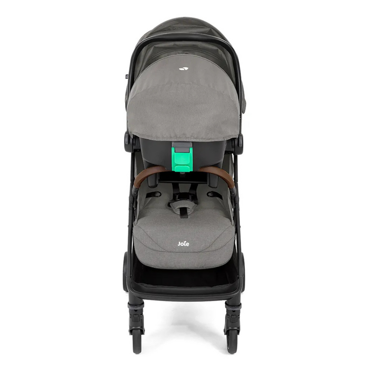 Joie Pact Pro Travel System (Birth to 22kg) | Pact Pro Stroller with i-Snug 2 Infant Carrier Car Seat