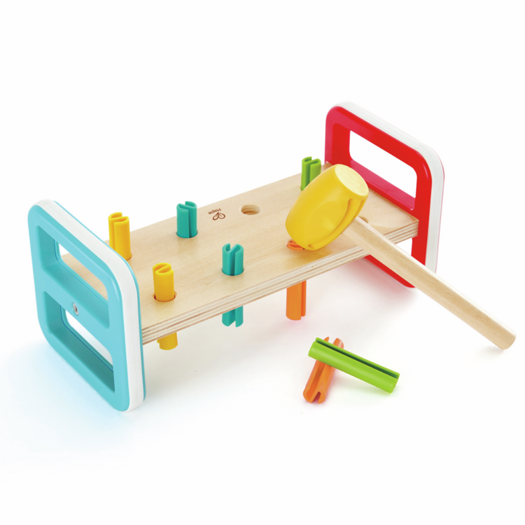 Hape 0506 Rainbow Pounder Activity Toy for 12 month+