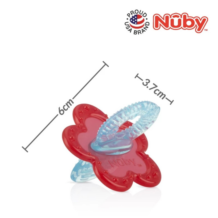 Nuby Chewbies Silicone Teether with Case (3m+) (Random Color/Shape)